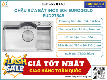 Chậu rửa bát chống xướt Eurogold EUD27848